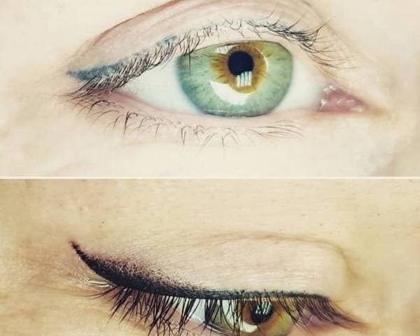 Перекрытие старой синей классической стрелки на классическую стрелку с растушевкой